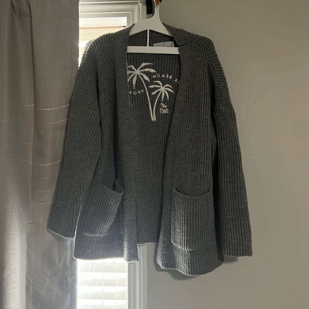 Gray sweater